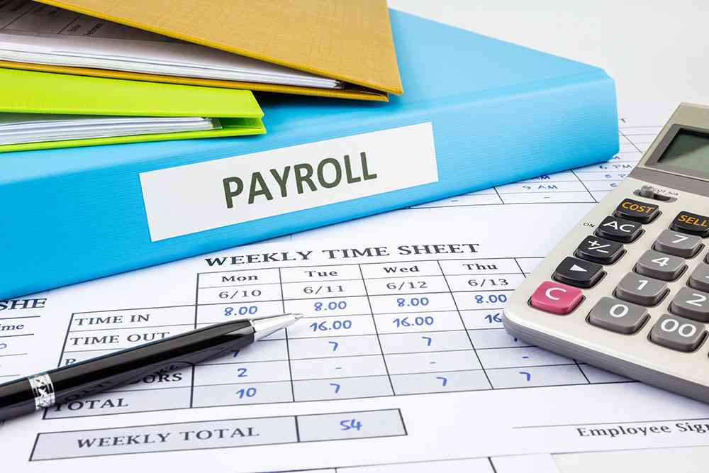 Picture of payroll